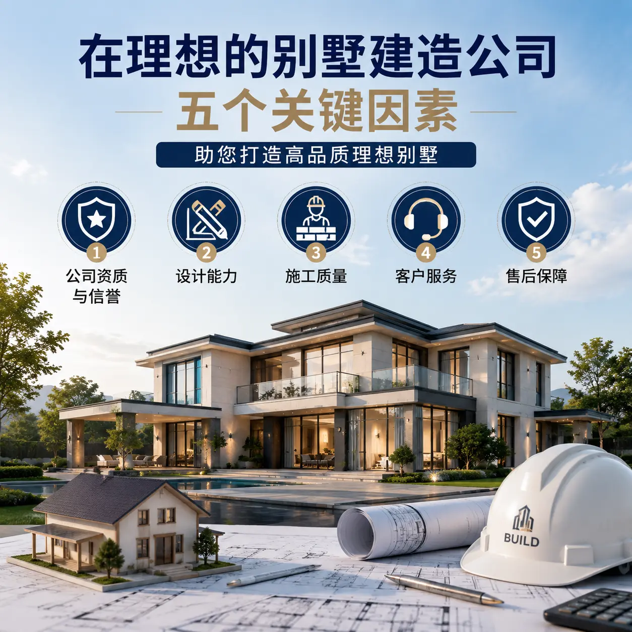 在 平塘 找到理想别墅建造公司的五个关键因素