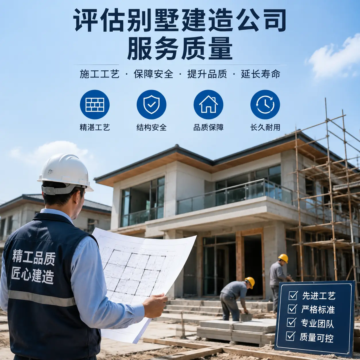 如何评估 平塘 别墅建造公司的服务质量？