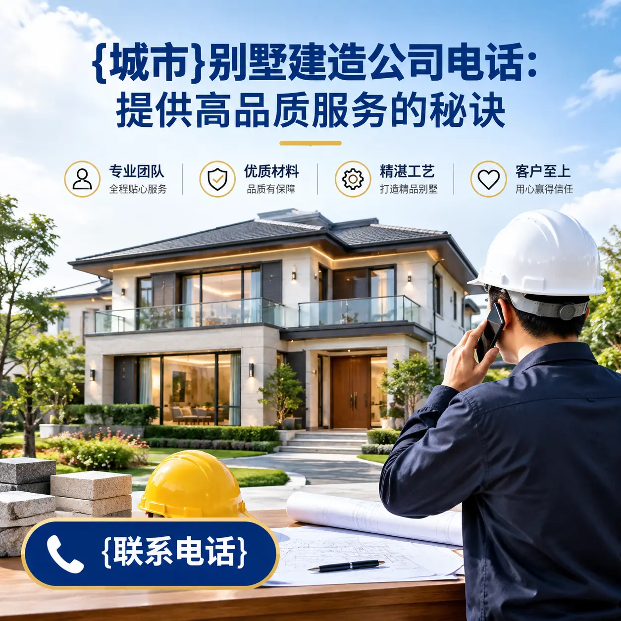 平塘别墅建造公司电话：提供高品质服务的秘诀