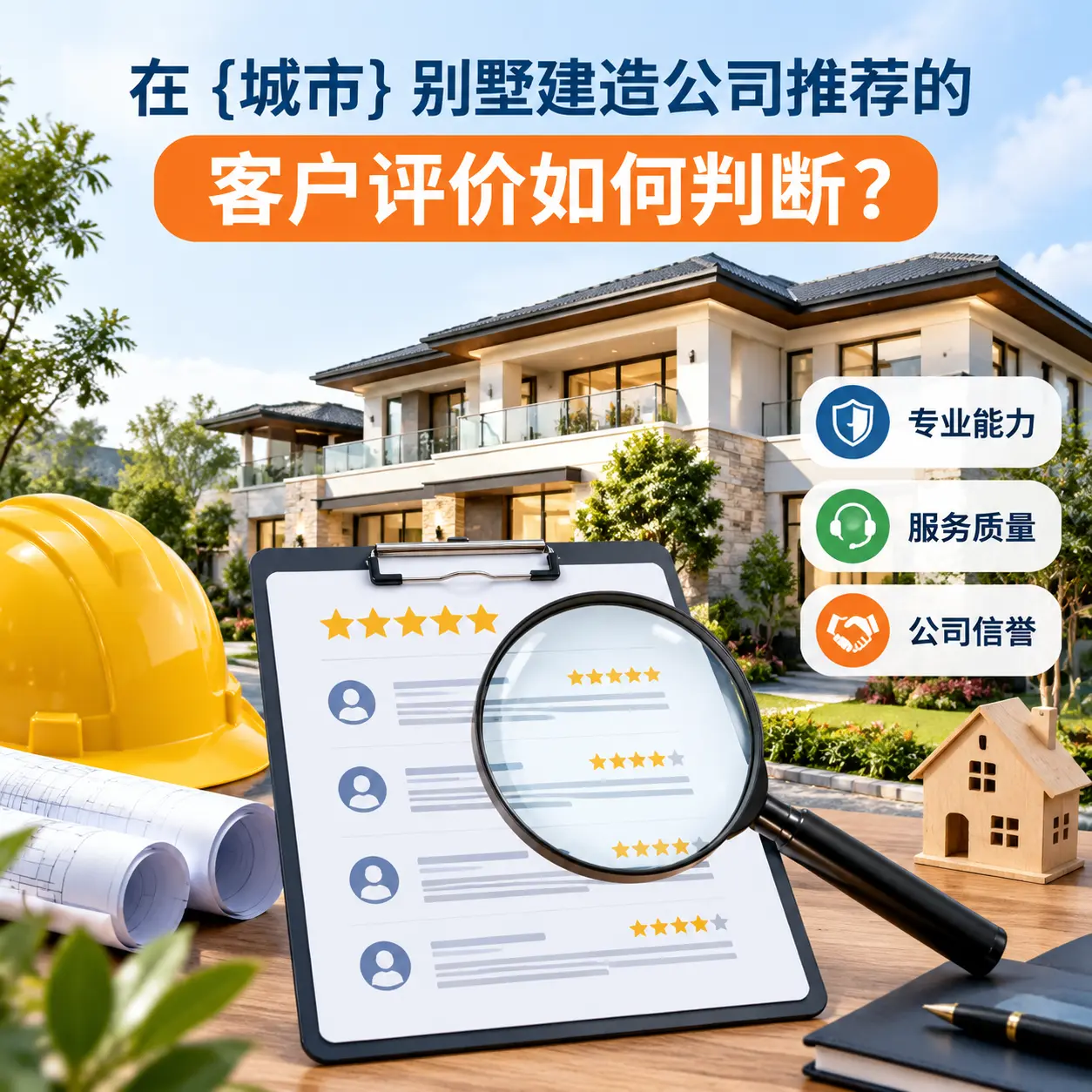 在 平塘 别墅建造公司推荐的客户评价如何判断？