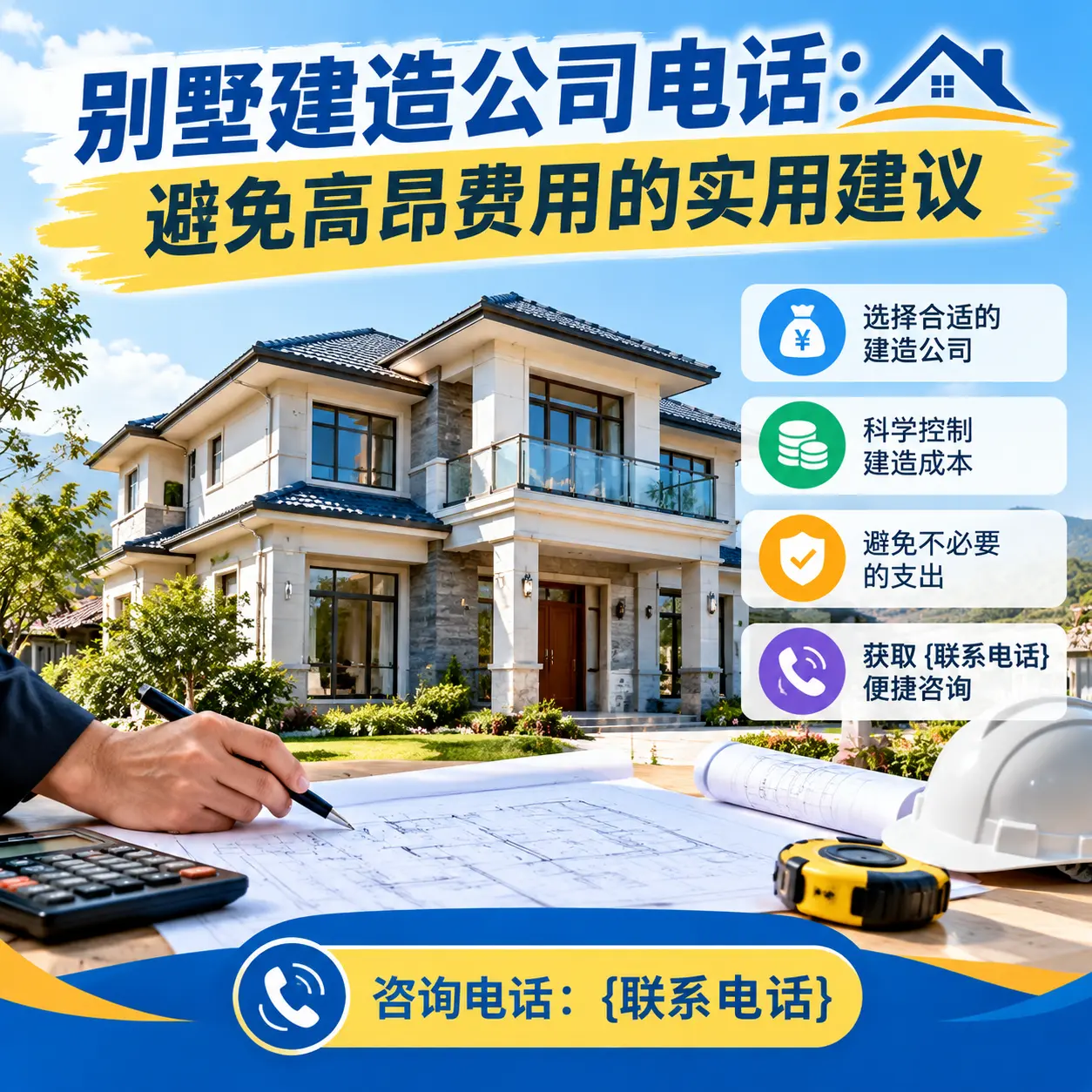 平塘别墅建造公司电话：避免高昂费用的实用建议
