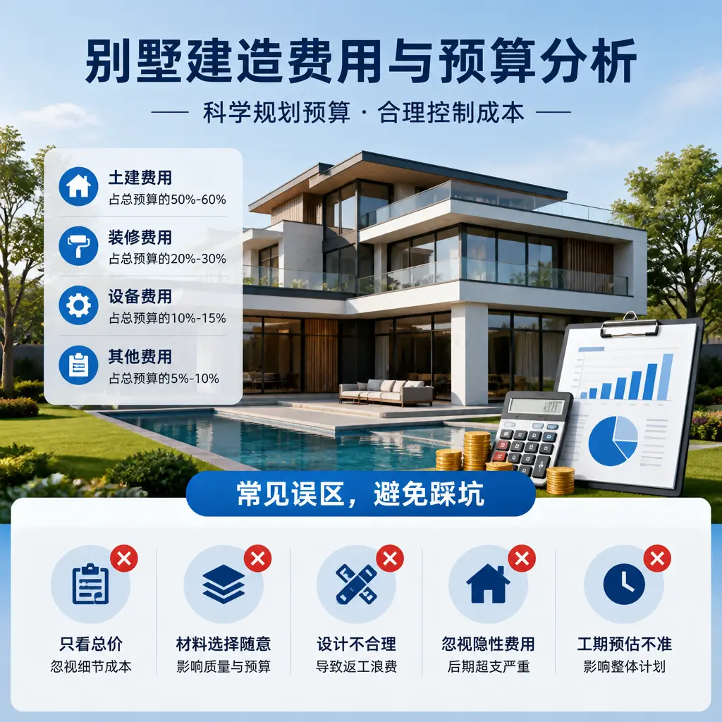 别墅建造公司推荐: 平塘 建造别墅的费用与预算分析