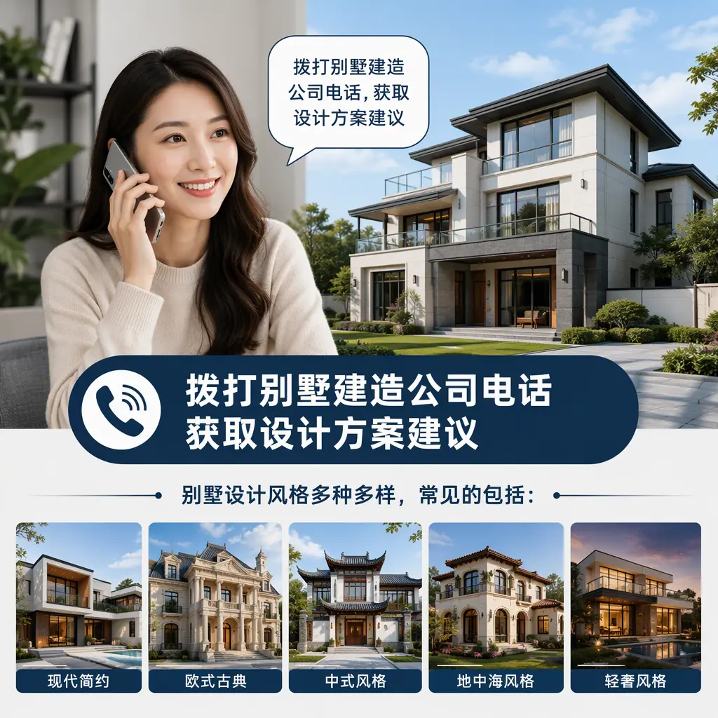 拨打平塘别墅建造公司电话,获取设计方案建议