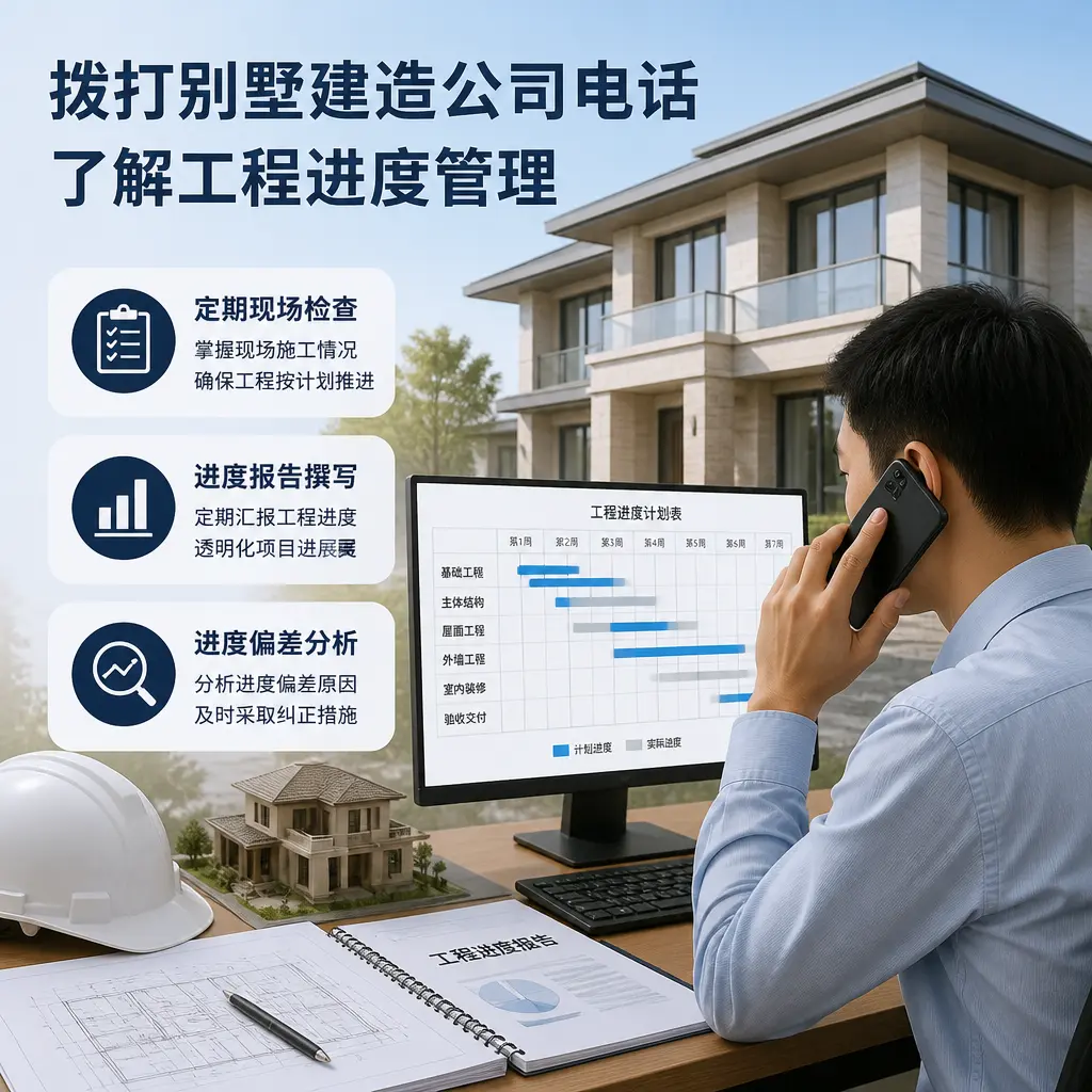 拨打平塘别墅建造公司电话,了解工程进度管理