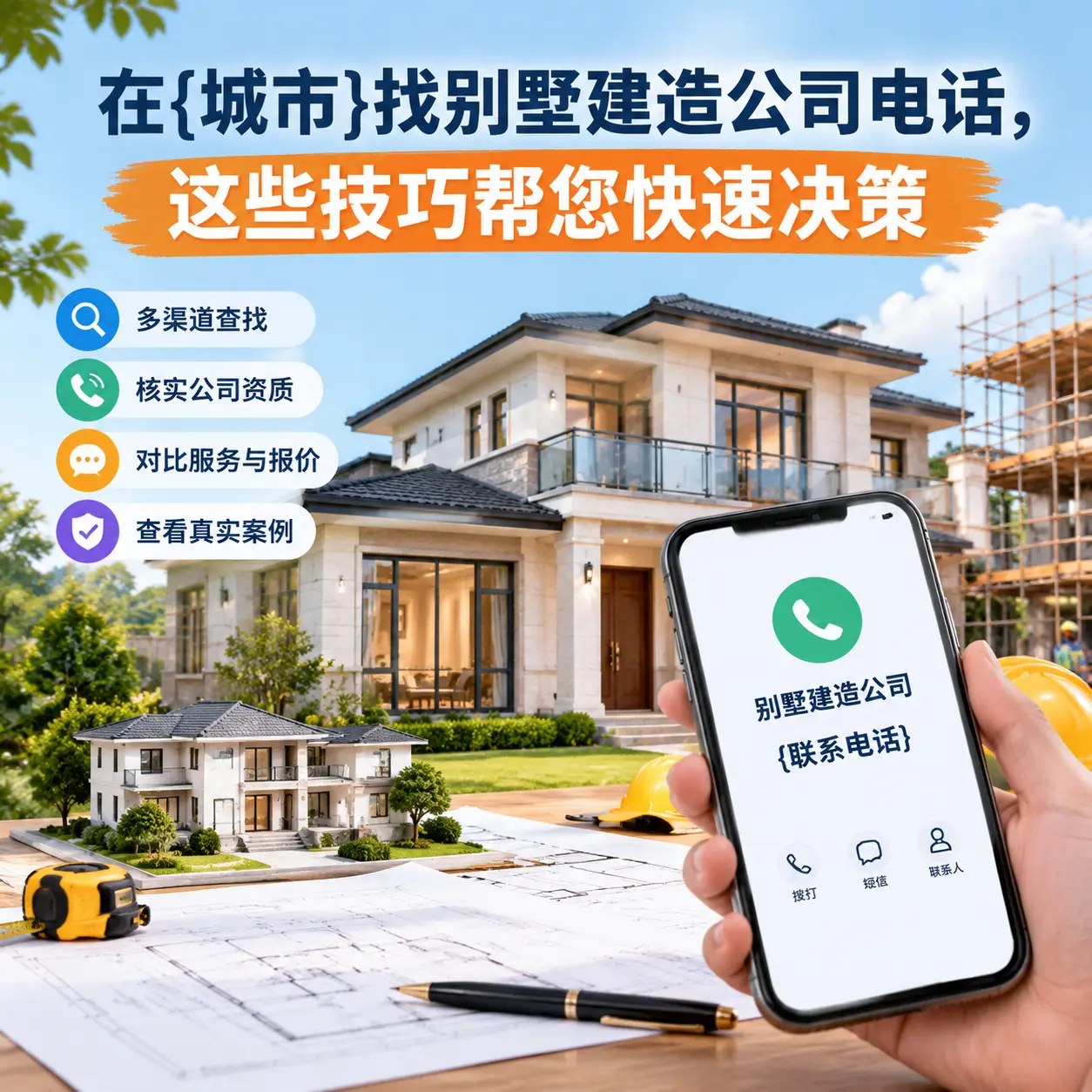 在平塘找别墅建造公司电话,这些技巧帮您快速决策