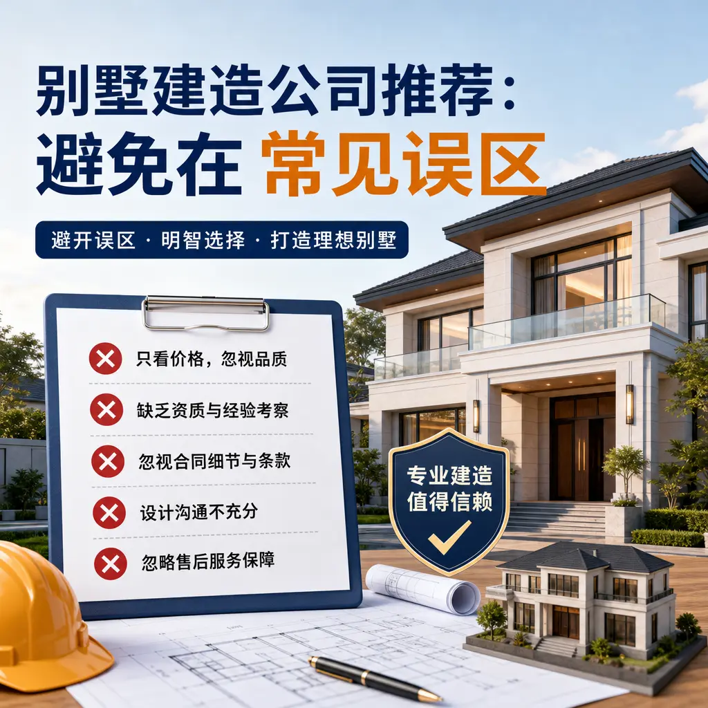 别墅建造公司推荐:避免在 平塘 的常见误区