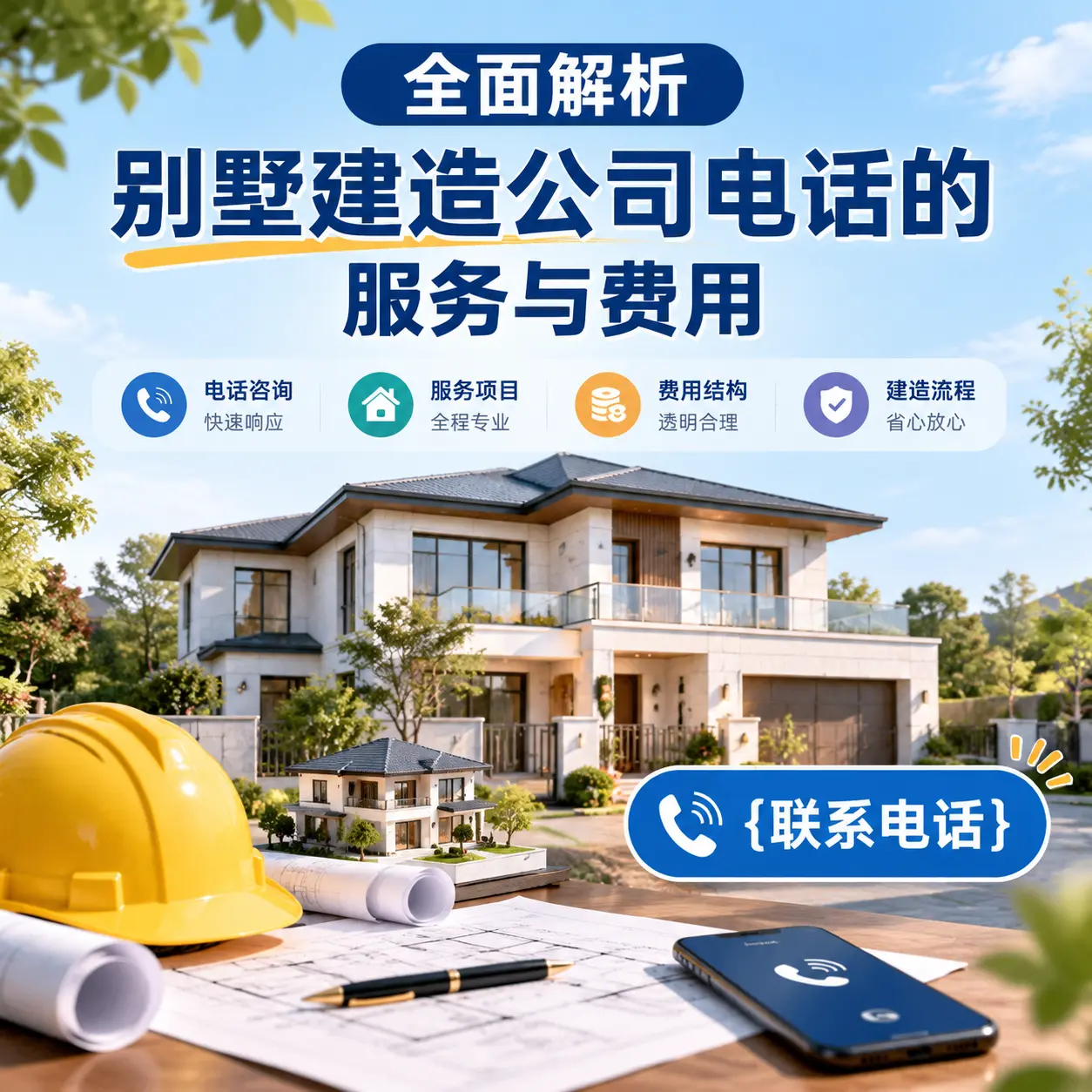 全面解析平塘别墅建造公司电话的服务与费用